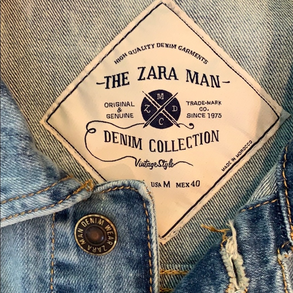 Zara Man Denim Vest